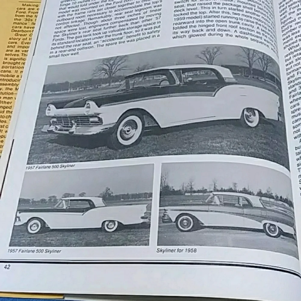 Ford Automobiles - Great Cars from Ford, collectible vintage hardback